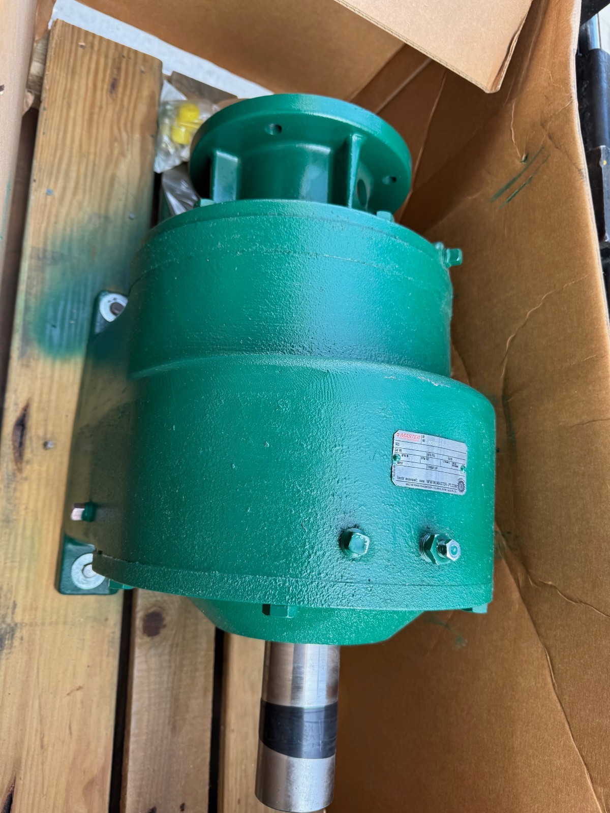 MASTER POWER TRANSMISSION GEAR REDUCER XA16 M85347 250-T-M-6-A-L/31.4-AL 1750/56