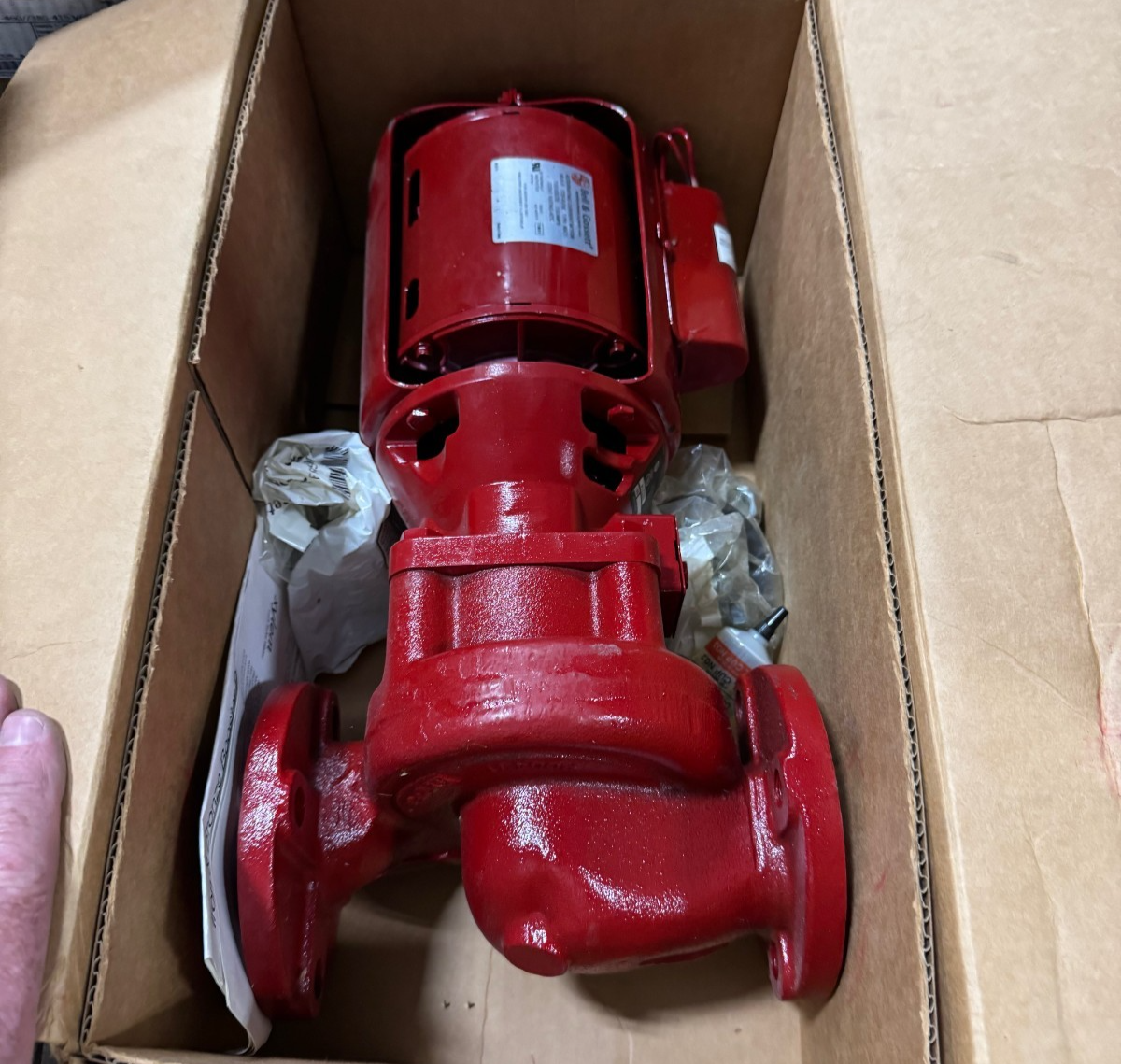 BELL & GOSSETT  CENTRIFUGAL BOOSTER PUMP WA2B MODEl W02214 2" FLANGED END CI BOD