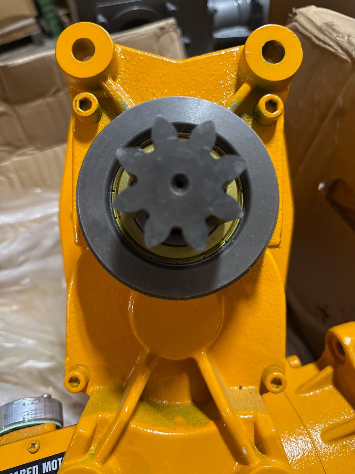 Used KITO OVERHEAD CRANE GEAR MOTOR MODEL G1MO150-B G1JB150T .60 M/S 2 HP 2YAC