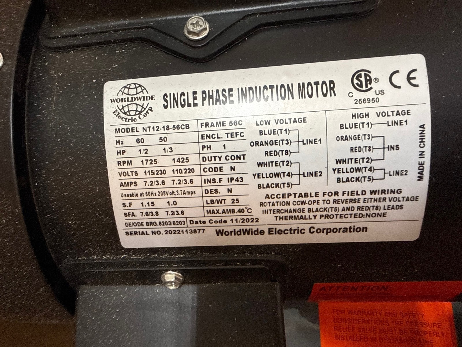 IRON MAN GEAR MOTOR W RELIEF VALVE 2XSA 2XSB MOD NH-T-821-50-D SP 50 TO 1 RATIO