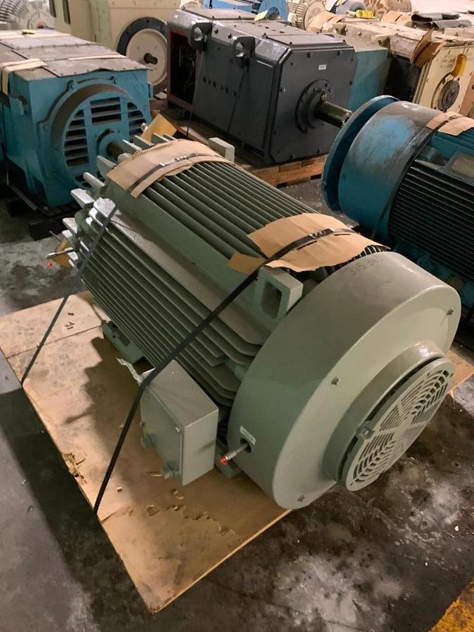 GE 250 HP ELECTRIC MOTOR 1190 RPM 2300 V 3 PH FR 509L MOD 5KS509SN3413