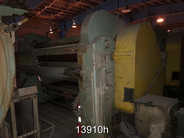 Used Sandy Hill/Kamyr 1990 Wet Lap Machine, Cylinder Type Former, 80" Wide, (New In 1990) #13910