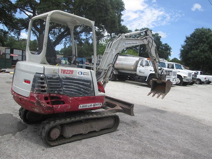Used 2015 Takeuchi TB228 Mini Excavator