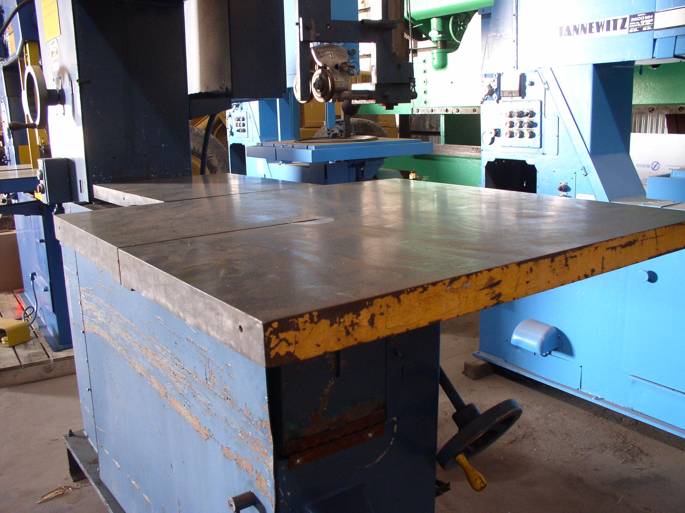 Used 42" Tannewitz Model RHNE Vertical Band Saw; S/N 73242