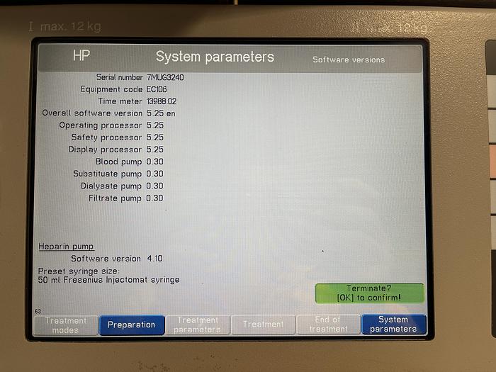 Gebraucht #Fresenius Medical Care MultiFiltrate ..
