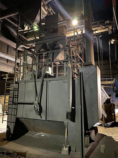 Used WHEELABRATOR 96" SWING TABLE SHOT BLAST