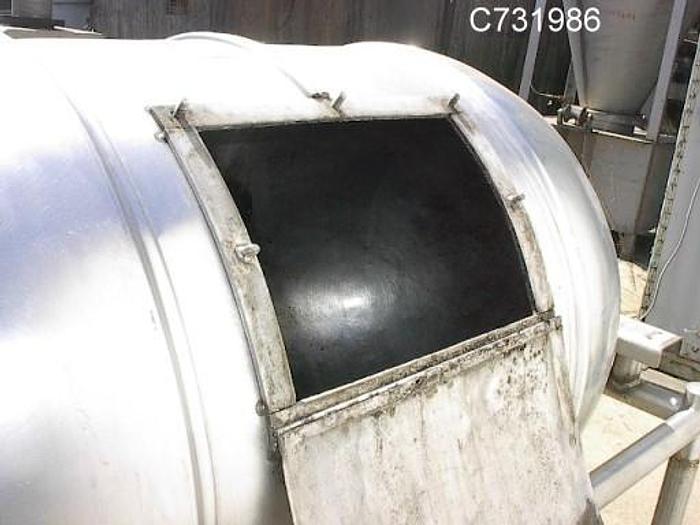 Used Mixer, Tumble, 32" X 52", S/st, Groen, 1/2 HP, Dished Ends #C731986