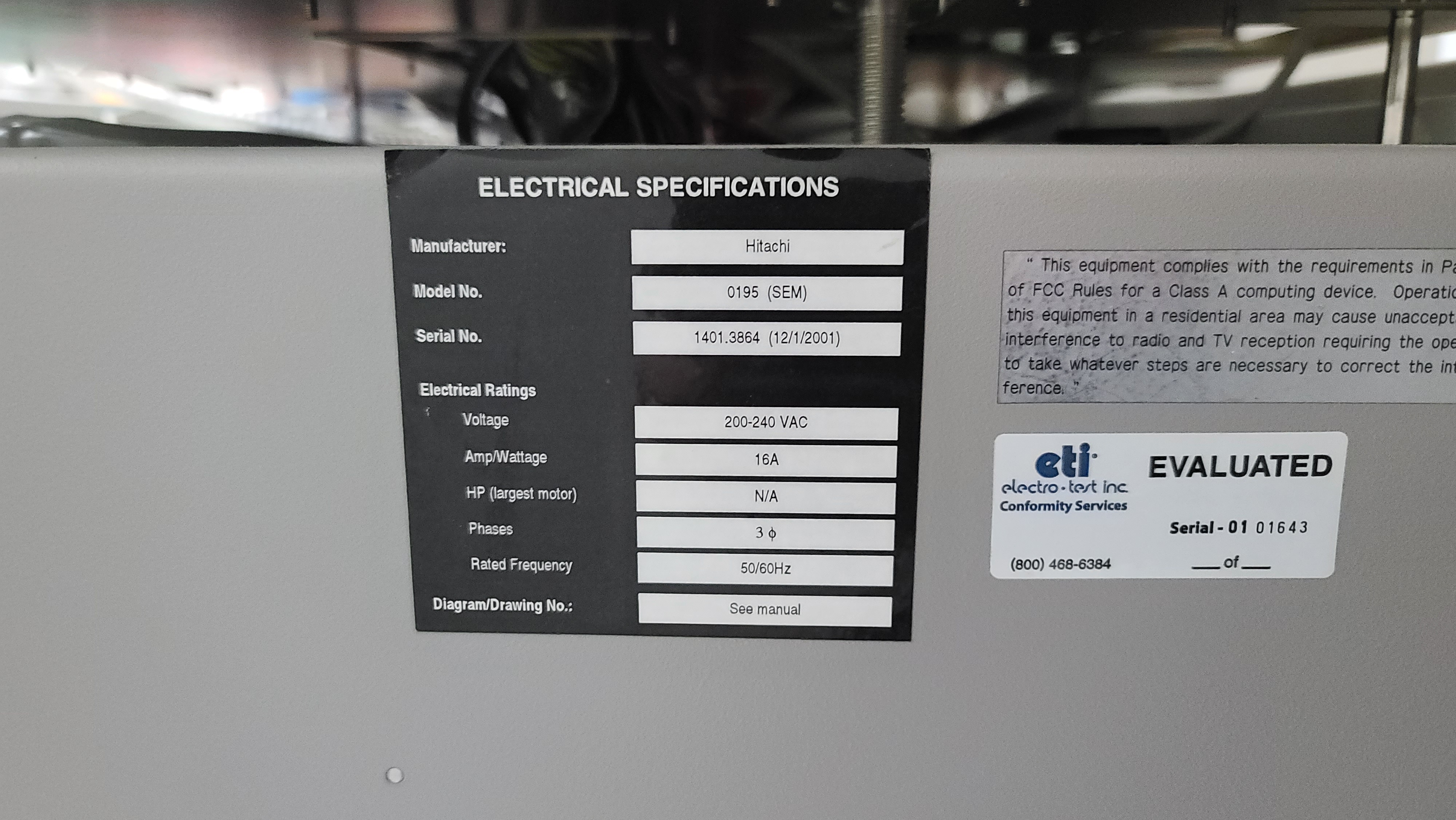 Used Hitachi S-4700 Type I