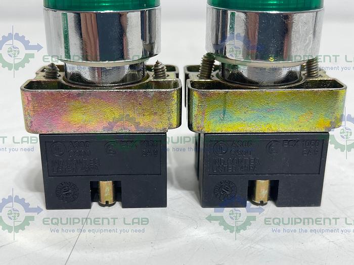 Lot of 2-Automation Direct  GCX 1202-24 Green Push Button