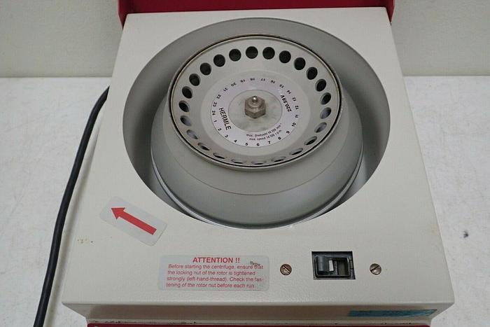 Used Labnet Hermle Z 230 MA MicroCentrifuge Centrifuge with 24-Position Rotor