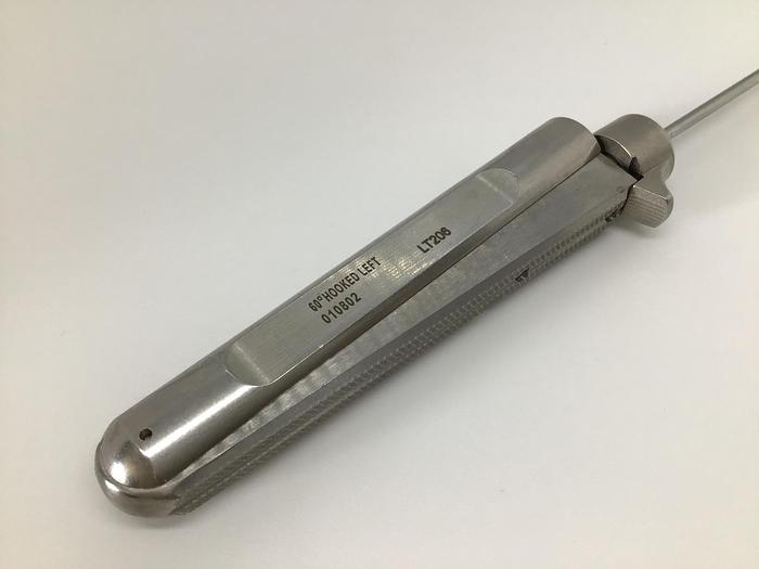 Used Acufex Cigar Handle Rotary Scissors hooked 60 degree right 010802