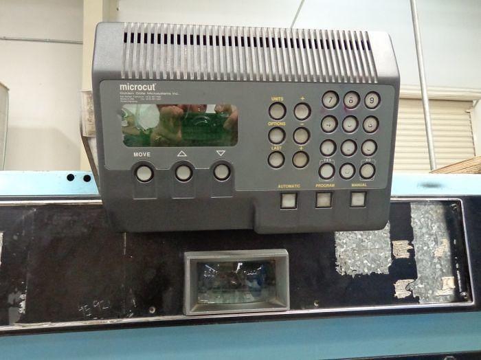 Used 90" (2.28M) SEYBOLD GUILLOTINE PAPER CUTTER WITH MICROCUT SYSTEM