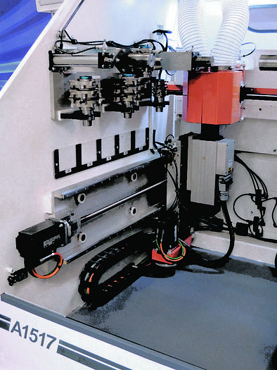 Voorwood A1517 Single-End Tenoner, Quick Change, HSK, or Stack Tooling, Automatic Contour Scaling