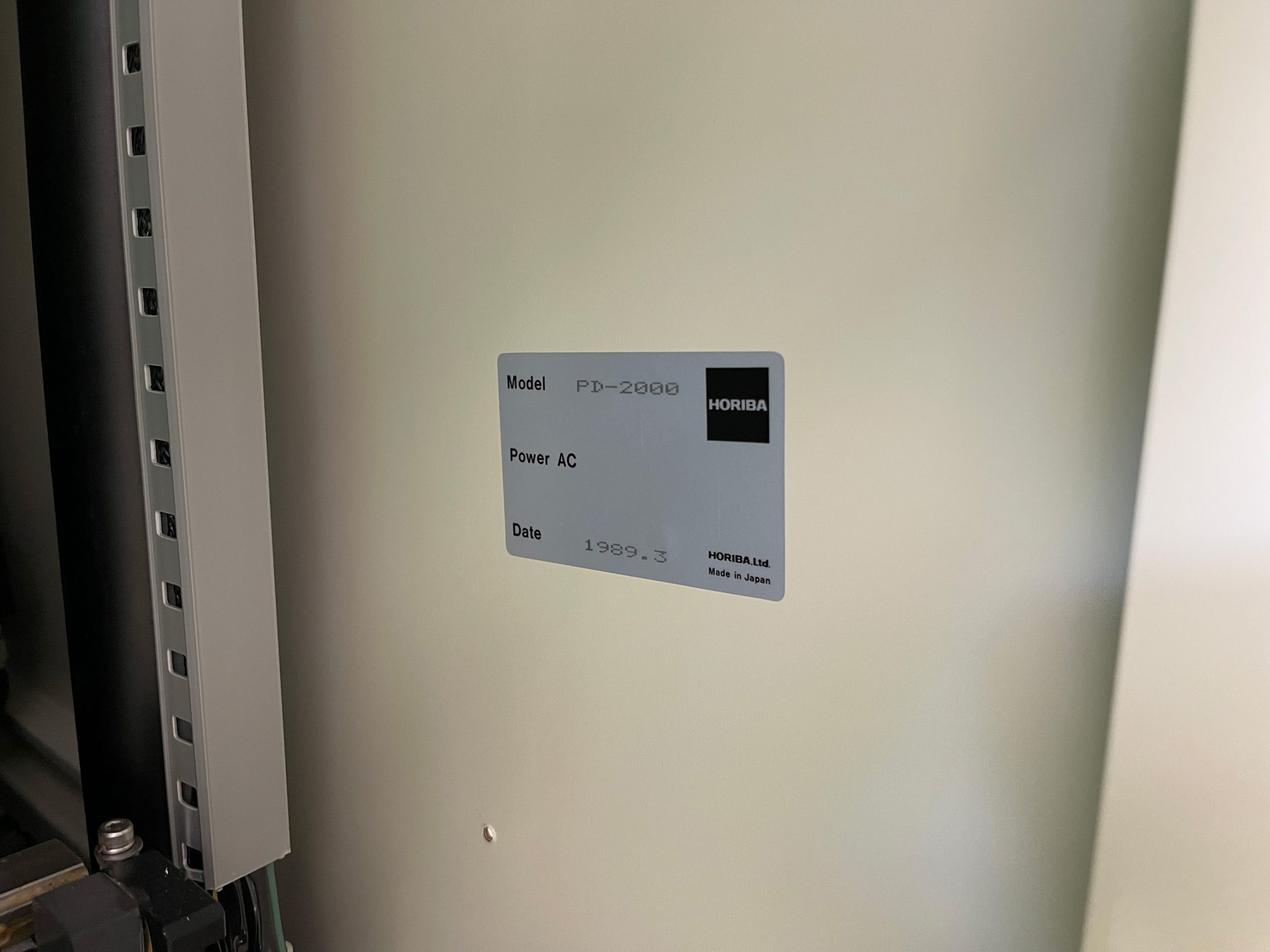 Used Horiba PD 2000 Reticle / Mask Particle Detection System