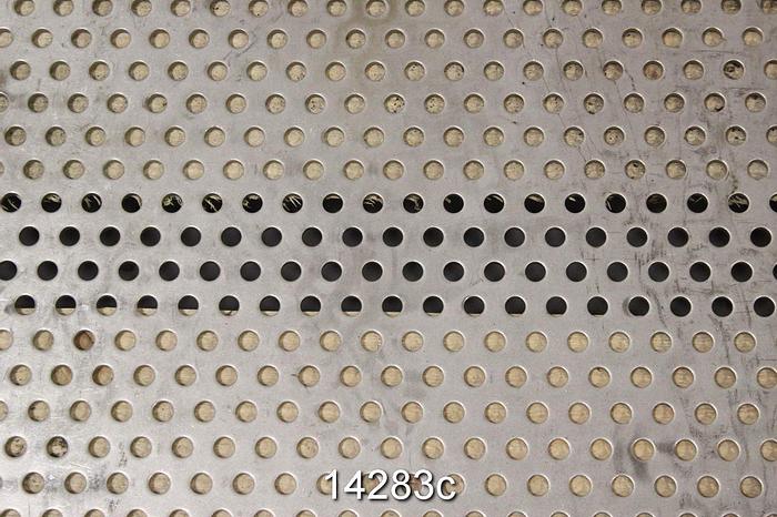 Used Bird JS24 Vibrating Screeen Plate, .4375" Holes, 2.8125" Spacing #14283