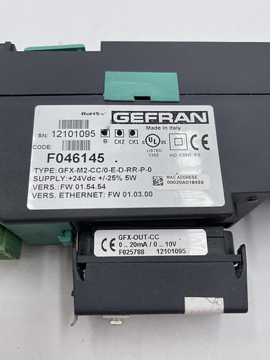 Used Gefran GFX-M2-CC/0-E-D-RR-P-0