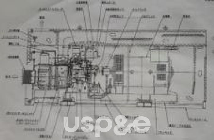 Used 51.2 MW 2008 Low Hour Used Kawasaki MIT-23 Natural Gas Turbine Power Plant