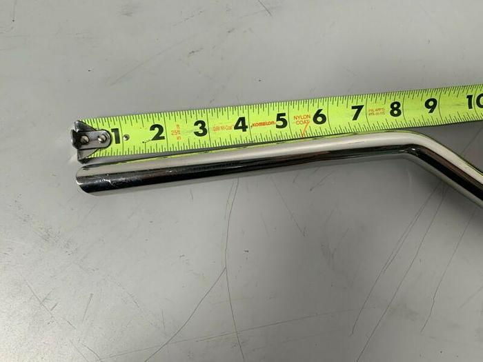 Used Fluid Line 35" Stainless Steel Siphon Tube w/ Slanted Outlet & 3/4" Sanitary Fit