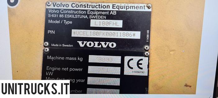 Usata 2008 VOLVO L 180 FHL