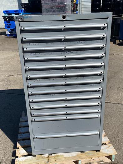 Used Lista 13-Drawer Industrial Tooling Cabinet