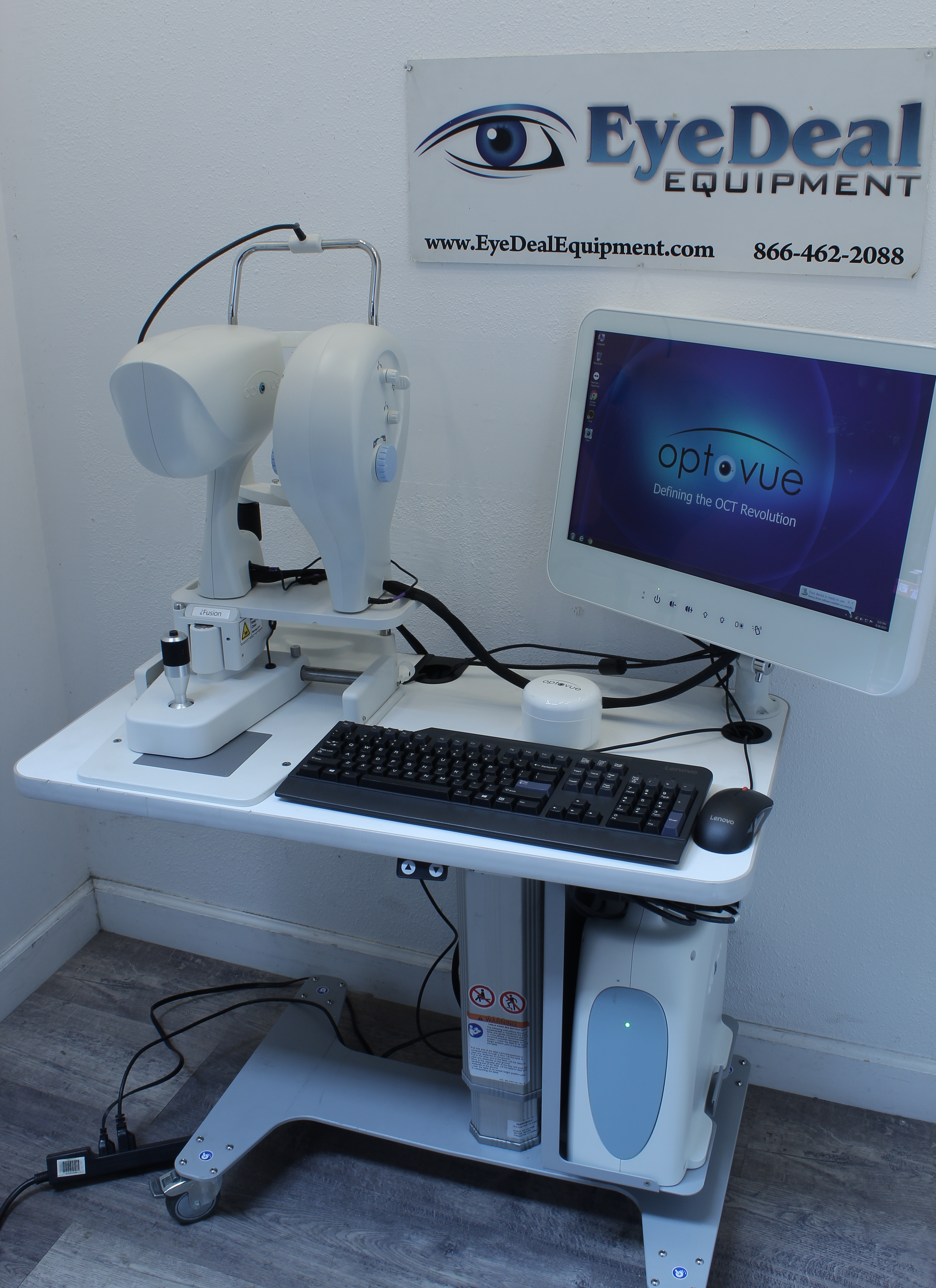 Refurbished OPTOVUE IFUSION - IVUE 2, ICAM, Windows 10- Ophthalmic Equipment