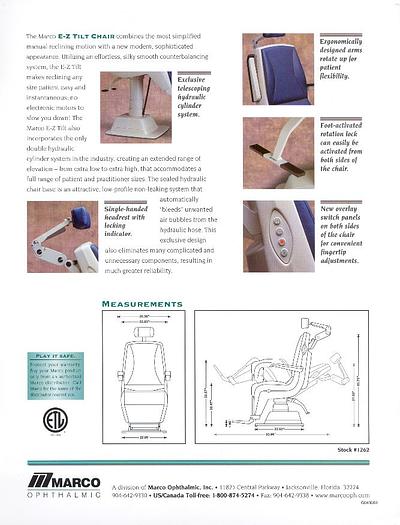 Refurbished Marco EZ Tilt Recline Chair