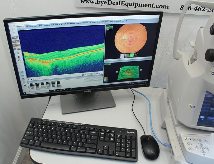 Refurbished Topcon DRI Triton OCT Plus FA, FAF, Widefield, Ant Seg...$55,595.00