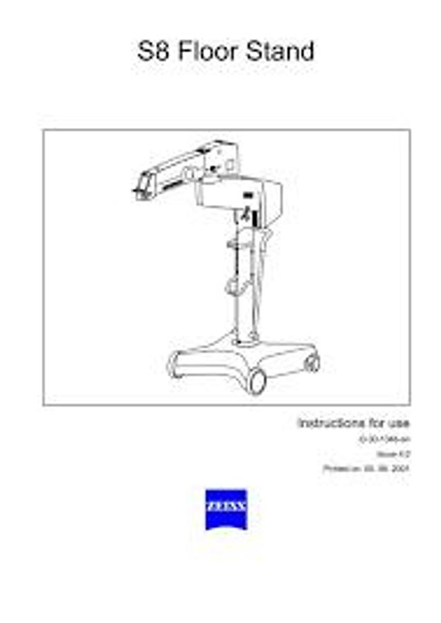 Refurbished Zeiss Visu 150 On a S8 Stand