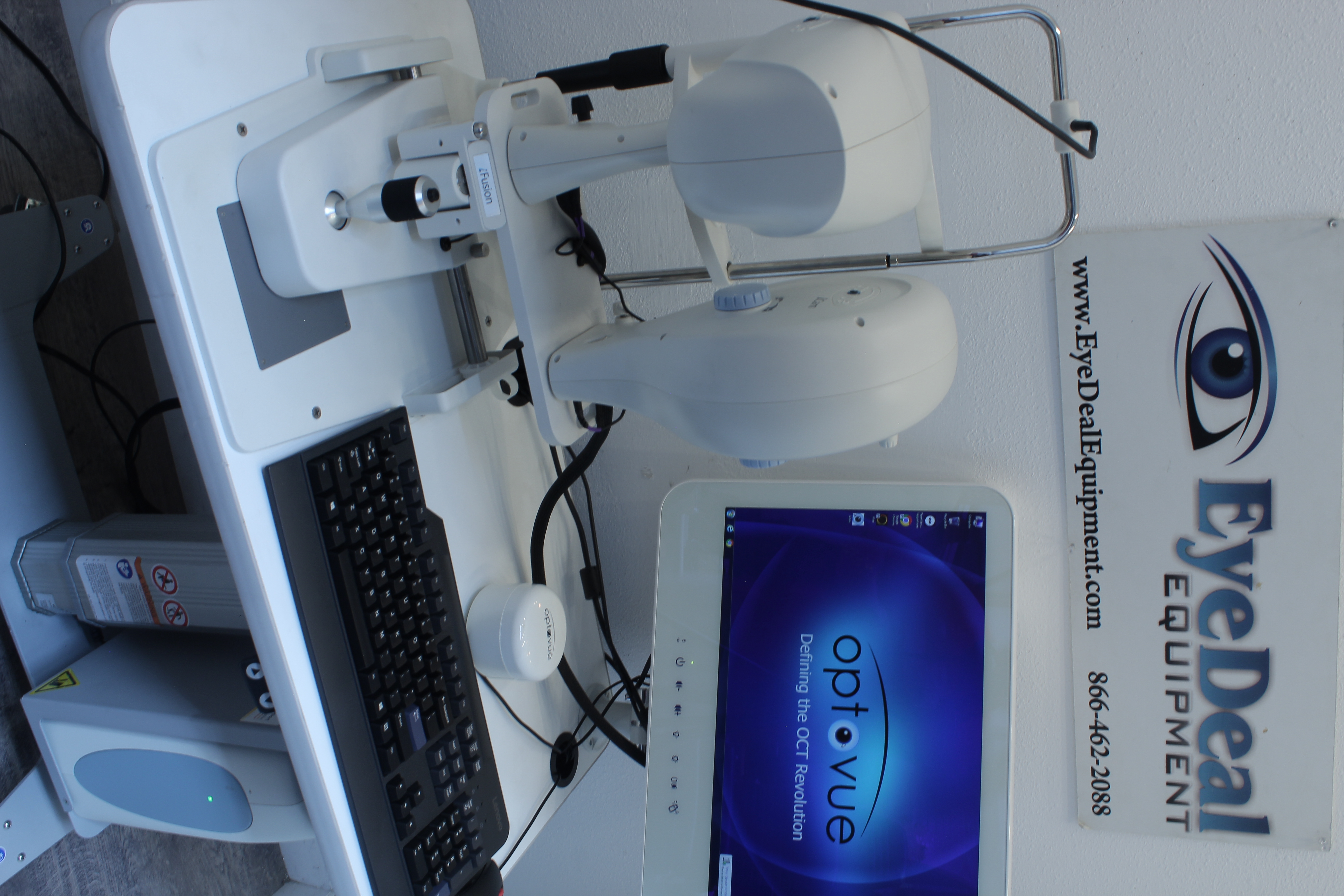 Refurbished OPTOVUE IFUSION - IVUE 2, ICAM, Windows 10- Ophthalmic Equipment