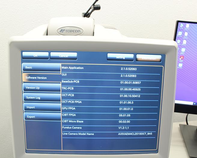 Refurbished topcon maestro 2 oct and fundus camera normally 36 995 00