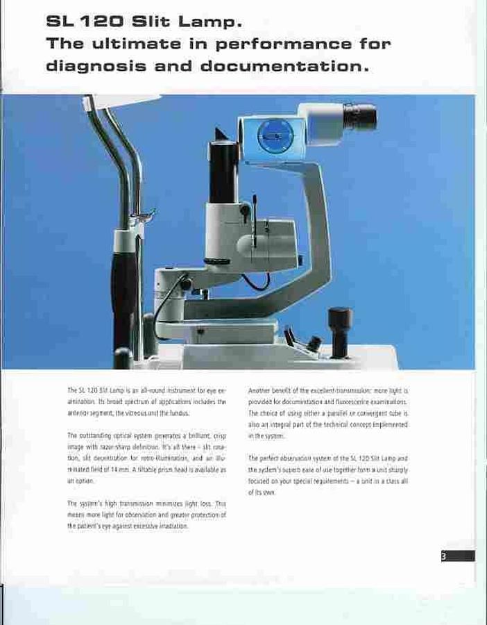 Refurbished Zeiss SL 120 Slit Lamp- Ophthalmic Equipment