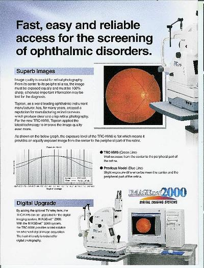 Refurbished Topcon NW 6S Fundus Camera