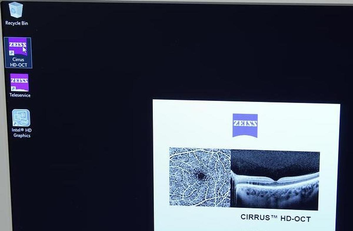 Refurbished Humphrey/ Zeiss Cirrus 5000 OCT Tomographer Wind 10