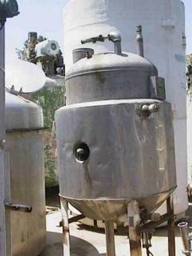 Used Tank, 150 Gallon, 347 S/st, 30" x 4', 150 PSI Int, Jkt (2) #S694022