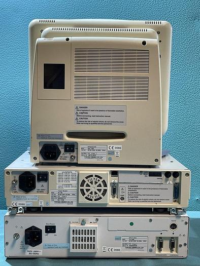 Used Fukuda Denshi Patientenmonitor Dynascope DS-7300 mit HS-700 Super Module und IB-7300 Input Box