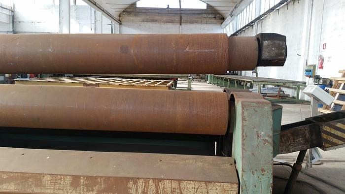 Used 1980 FOMP CIT 6000-6/9 mm mechanic plate bending machine 3 roll