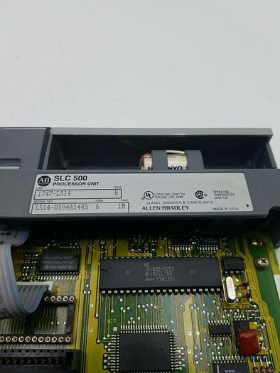 Used ALLEN BRADLEY SLC500 PROCESSOR UNIT 1747-L514 SER B FRN 6 1747L514