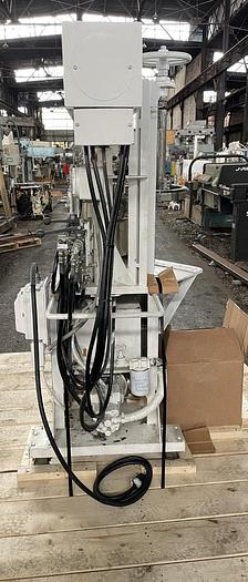 Used 3 GALLON MYERS TRIPLE SHAFT VACUUM MIXER - S/S - VACUUM - JACKETED - 2 MIX CANS