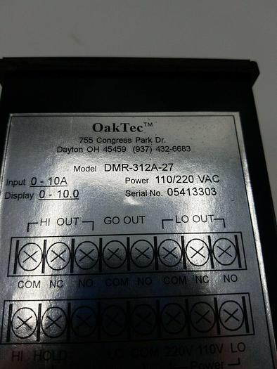 Used OAKTEC DMR-312A-27