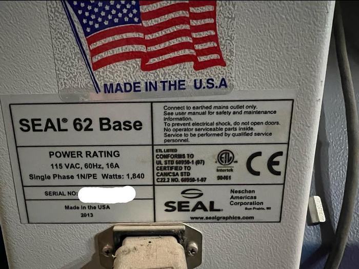 Used 2013 Seal SEAL 62 Base