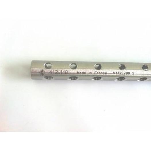 TUBE FIXATEUR EXTERNE DIA 12 185MM 12 TROUS (EXTERNAL FIXATOR TUBE DIA 12 185MM 12 HOLES)
