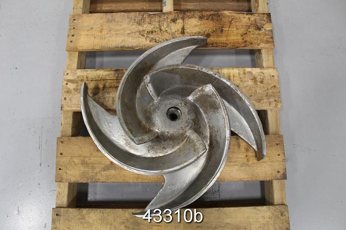 Used Goulds 3175 8x10x22 4-Vane Impeller #43310