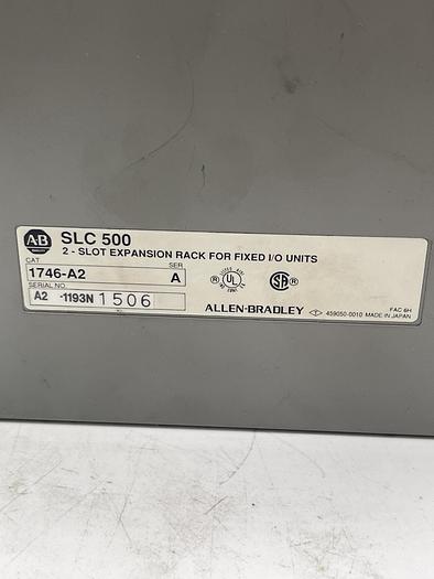 Used Allen-Bradley 1747-L40C Ser B 1746-A2 Ser A