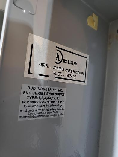 Used 10" x 8" x 6" Control Panel Electrical Enclosure (Y3)