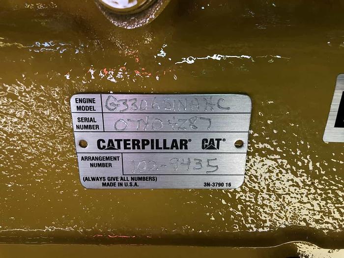 Used Caterpillar G3306SI NAHC Natural Gas Industrial ‘Late Style’ Engine
