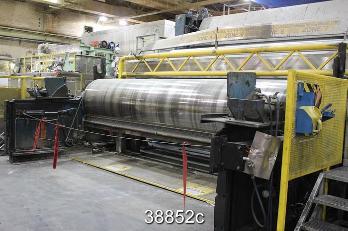 Used Pusey And Jones Horizontal Track Reel with 194x42" Diameter Reel Drum #38852