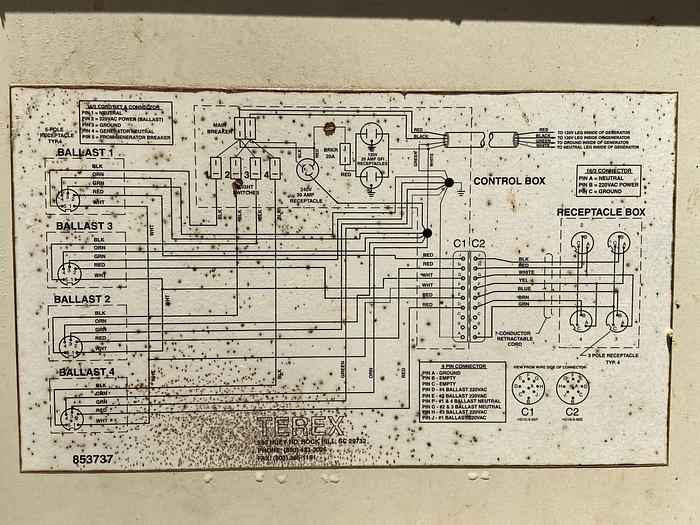 Used TEREX Light Tower
