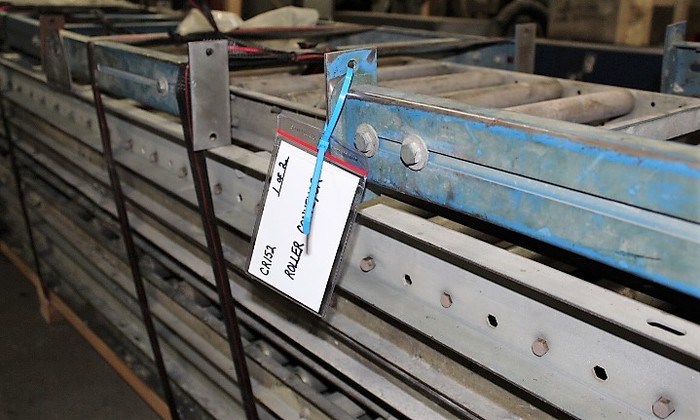 Used ROLLER CONVEYOR GRAVITY TYPE