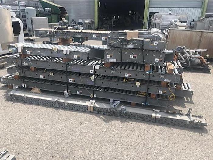 Used Hytrol 300 Feet x 18" Wide Powered Roller Case Conveyor