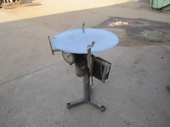 Used Table, Turntable, 24" Dia, Mdl TT24, S/st Rail, 1/4 HP #S734891